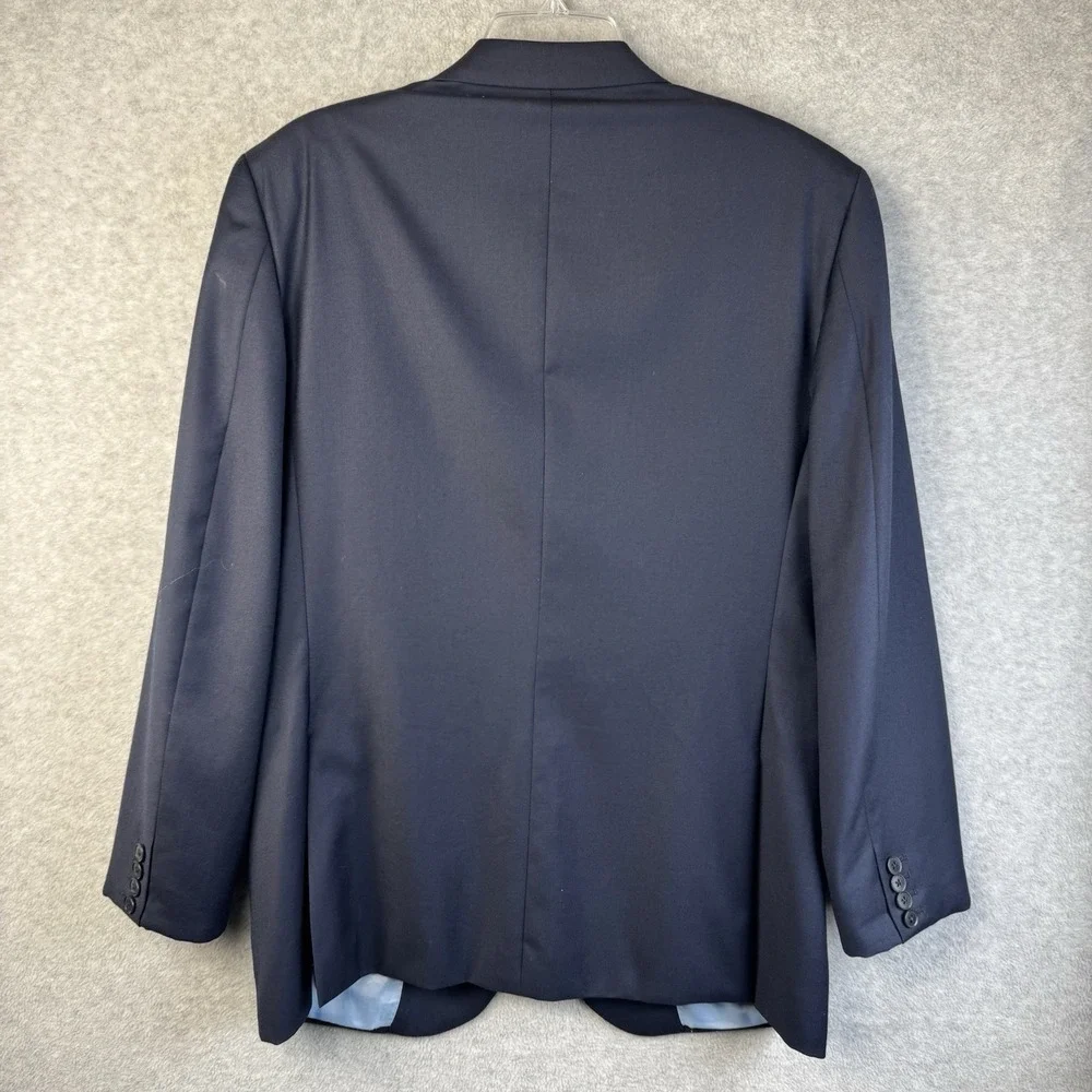 Charles Tyrwhitt Navy Blue Wool Blazer 40R Classic Fit Sport Coat Jacket London